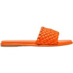 Pomarańczowe Sandały na obcasie plecione w stylu casual na lato marki Michael Kors MICHAEL w rozmiarze 36,5 