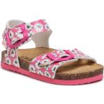 Przecenione Różowe Sandały skórzane damskie na lato marki Primigi w rozmiarze 21 
