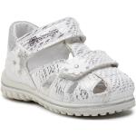 Przecenione Białe Sandały skórzane damskie na lato marki Primigi w rozmiarze 26 