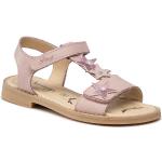 Przecenione Różowe Sandały skórzane damskie z nubuku na lato marki Primigi w rozmiarze 31 