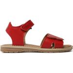 Czerwone Sandały dla dziewczynek na lato 