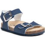 Przecenione Granatowe Sandały skórzane damskie na lato marki Primigi w rozmiarze 25 