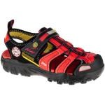 Przecenione Czerwone Sandały płaskie dla chłopców na lato marki Skechers w rozmiarze 27,5 