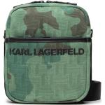 Przecenione Zielone Saszetki na ramię męskie marki Karl Lagerfeld 