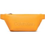 Przecenione Pomarańczowe Saszetki nerki damskie marki Calvin Klein 
