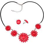 scarlet bijoux - Zestaw biżuterii czerwony