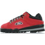 Czerwone Buty turystyczne męskie gładkie marki Fila Trailblazer w rozmiarze 45 