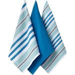 Niebieskie Ręczniki do prania w pralce - 3 sztuki bawełniane marki Ladelle 