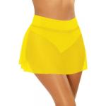 Żółte Spódniczki plażowe damskie marki Self 