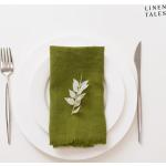 Przecenione Zielone Serwetki materiałowe do prania ręcznego - 2 sztuki z lnu 