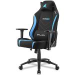 Sharkoon Silla SGS20 Fabric Negro/Azul krzesło gamingowe, stal stopowa, czarny/niebieski, normalny