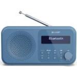 Niebieskie Radioodtwarzacze marki Sharp Bluetooth 