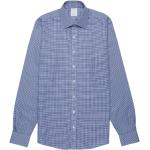Niebieskie Koszule non-iron eleganckie bawełniane marki BROOKS BROTHERS w rozmiarze XL 