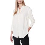 Białe Bluzki z kołnierzykiem damskie eleganckie marki Calvin Klein w rozmiarze M 