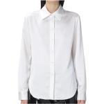 Białe Koszule damskie eleganckie z poliestru marki Emporio Armani w rozmiarze M 
