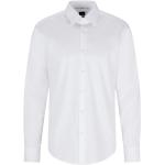 Białe Koszule z długim rękawem męskie z długimi rękawami eleganckie bawełniane z klasycznym kołnierzykiem marki HUGO BOSS BOSS w rozmiarze XL 