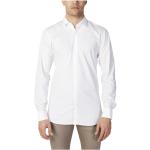 Białe Koszule z długim rękawem z długimi rękawami bawełniane marki HUGO BOSS BOSS 