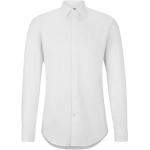 Białe Koszule typu slim męskie do prania w pralce z długimi rękawami eleganckie z klasycznym kołnierzykiem marki HUGO BOSS BOSS w rozmiarze L 