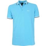 Niebieskie Koszule sportowe męskie w paski sportowe bawełniane marki HUGO BOSS BOSS w rozmiarze M 