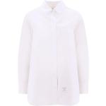 Białe Bluzki na ramiączkach damskie metaliczne eleganckie bawełniane marki thom browne w rozmiarze XS 