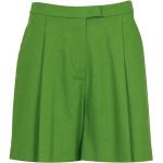 Zielone Spodnie Bermudy damskie z wiskozy na lato marki KAOS w rozmiarze S 