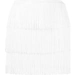 Białe Spódnice damskie z frędzlami marki NORMA KAMALI w rozmiarze XS 