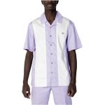 Fioletowe Koszule z krótkim rękawem męskie z krótkimi rękawami bawełniane na wiosnę marki Dickies w rozmiarze XS 