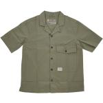 Zielone Koszule męskie z krótkimi rękawami marki Timberland w rozmiarze L 