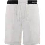 Białe Krótkie spodnie męskie w stylu casual marki Emporio Armani w rozmiarze M 
