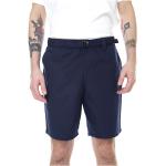 Niebieskie Krótkie spodnie męskie gładkie w stylu casual na lato marki Herschel Supply Company w rozmiarze L 