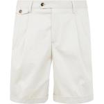 Białe Krótkie spodnie męskie w stylu casual na lato marki LARDINI w rozmiarze L 
