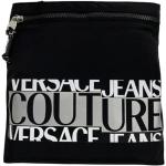 Czarna Męska Torba na Ramię z Logo Versace Jeans Couture