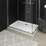 shumee Brodzik prysznicowy, prostokątny, ABS, biały, 80x110 cm