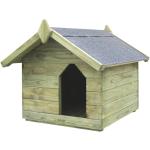 Budy dla psów w stylu rustykalnym drewniane 