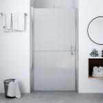 shumee Drzwi prysznicowe, mrożone szkło hartowane, 91x195 cm
