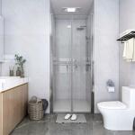 Kabinowe drzwi prysznicowe przezroczyste w nowoczesnym stylu 