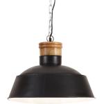 Czarne Lampy wiszące w stylu wiejskim - gwint żarówki: E27 
