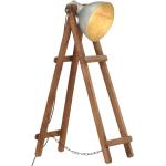 Srebrne Lampy drewniane - gwint żarówki: E27 