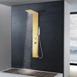Złote Panele prysznicowe 