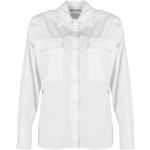 Białe Bluzki z kołnierzykiem damskie marki Silvian Heach w rozmiarze L 