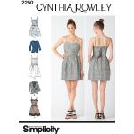 Simplicity Wykrój 7544 R5 sukienka w 2 długościach, kurtka i pasek rozm. 40-48