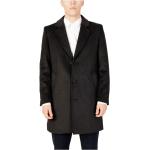 Czarne Płaszcze męskie na jesień marki Antony Morato w rozmiarze XL 