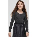 Czarne Bluzki dziecięce dla dziewczynek marki Sinsay w rozmiarze 152 