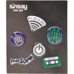 Sinsay - Broszki 6 pack - Wielobarwny