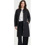 Czarne Płaszcze puchowe damskie pikowane poliamidowe marki Sinsay w rozmiarze XL 