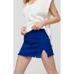 Niebieskie Mini spódniczki damskie z wiskozy mini marki Sinsay w rozmiarze XL 