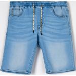 Niebieskie Szorty jeansowe męskie dżinsowe marki Sinsay 