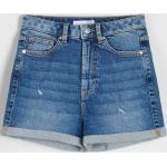 Niebieskie Szorty jeansowe damskie Mom dżinsowe marki Sinsay w rozmiarze L 