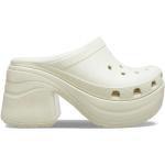 Białe Sandały na szpilce damskie eleganckie na lato marki Crocs w rozmiarze 39 