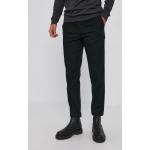 Sisley Spodnie męskie kolor czarny joggery